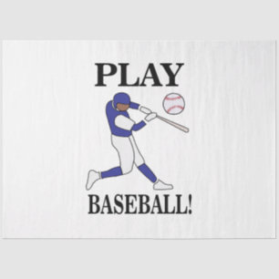 Baseball Sports Coach Player Birthday Tissue Paper