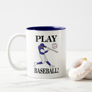 Baseball Sports Coach Player Two-Tone Coffee Mug
