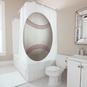 Baseball Sports Design Shower Curtain