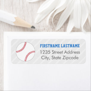 Baseball Sports Fan Grey Red Stripe Family