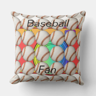 Baseball Sports Fan Logo   Cushion