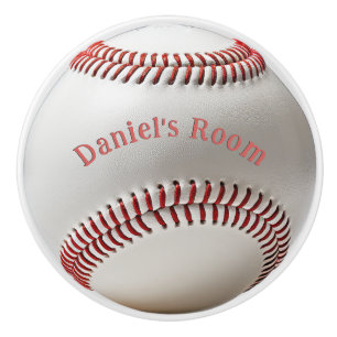Baseball Sports Fan Player  Ceramic Knob