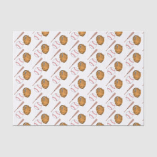Baseball Sports Little Rookie Boy Baby Shower Tissue Paper