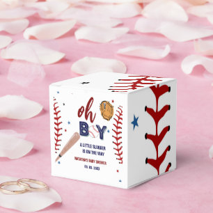 Baseball Sports Little slugger Boy Baby Shower Favour Box