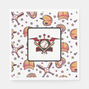 Baseball Sports  Napkin