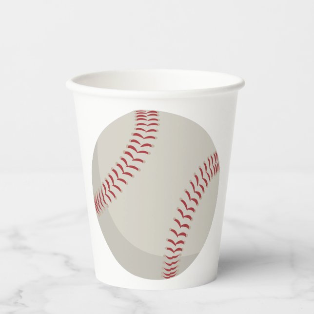 Baseball Sports  Paper Cups (Front)