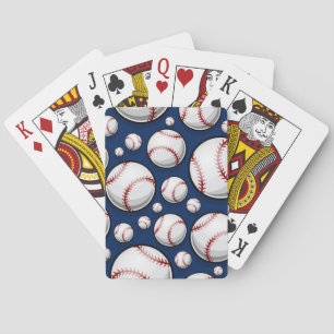 Baseball Sports Pattern Playing Cards