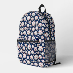 Baseball Sports Pattern Printed Backpack