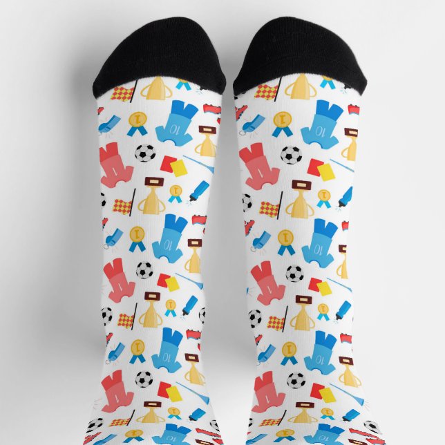 Baseball sports Pattern  Socks (Top)