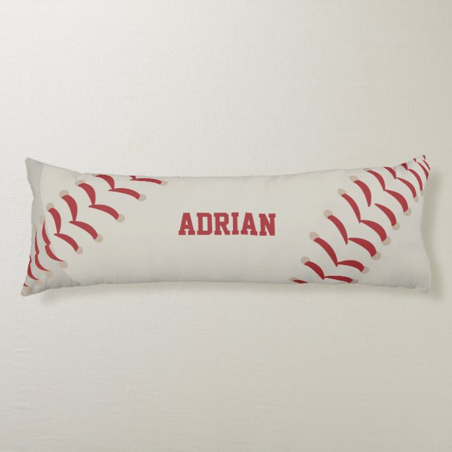 Baseball Sports Personalised  Body Cushion (Front)