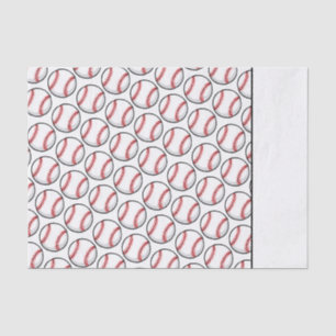 Baseball Sports Team Balls Two Tone Fun Tissue Paper
