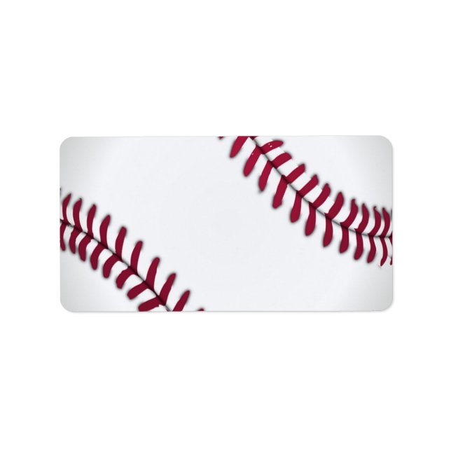 Baseball Sports Team Game Coach Ball Field Label (Front)
