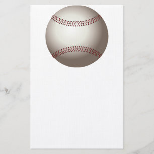 Baseball Sports Team Game Coach Family Friend Fun Stationery