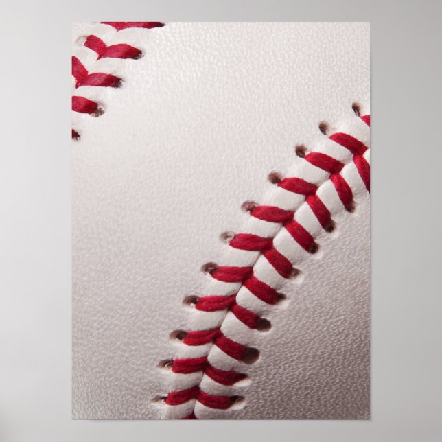 Baseball - Sports Template Baseballs Background Poster (Front)