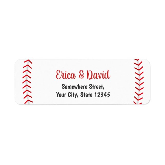 Baseball Sports Theme Wedding (Front)