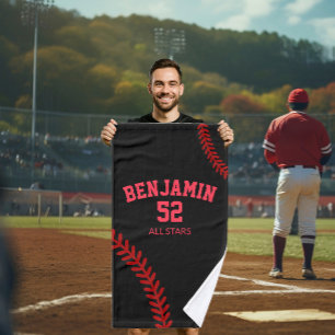 baseball sports towel, coach bath towel