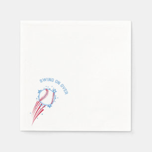 Baseball Sporty Birthday for Kids Napkin