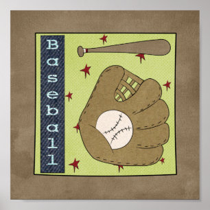 Baseball (Sporty Collection) Poster