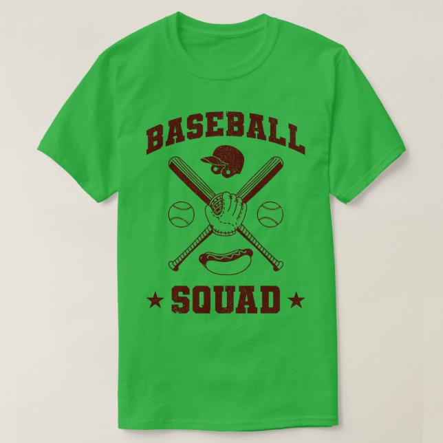 Baseball Squad V3 T-Shirt (Design Front)