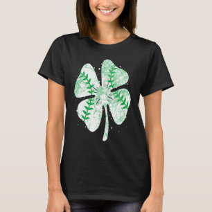 Baseball St Patricks Day Boys Men Catcher Pitcher T-Shirt