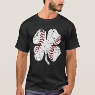 Baseball St Patricks Day Boys Men Catcher Pitcher T-Shirt