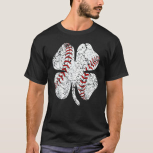Baseball St Patricks Day Boys Men Catcher Pitcher  T-Shirt
