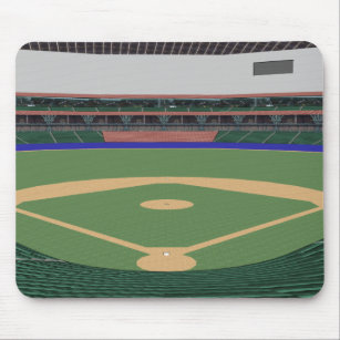 Baseball Stadium: 3D Model: Mouse Mat