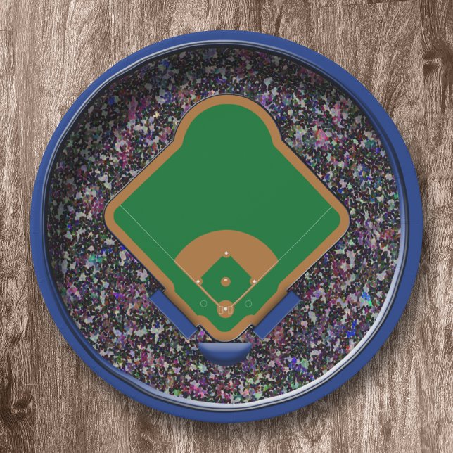Baseball Stadium From Above Paper Plate (Creator Uploaded)