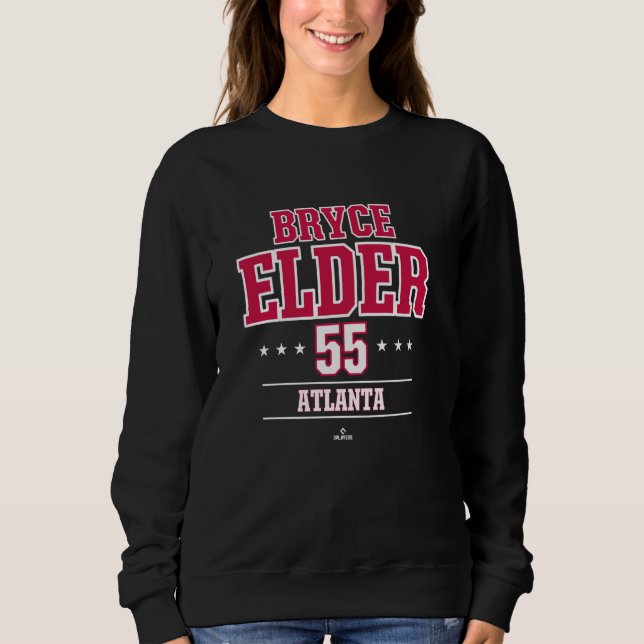 Baseball Star Bryce Elder Atlanta MLBPA Sweatshirt (Front)