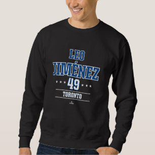 Baseball Star Leo Jimenez Toronto MLBPA Sweatshirt