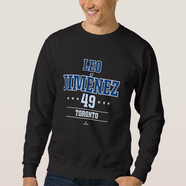 Baseball Star Leo Jimenez Toronto MLBPA Sweatshirt (Front)