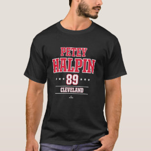 Baseball Star Petey Halpin Cleveland MLBPA T-Shirt
