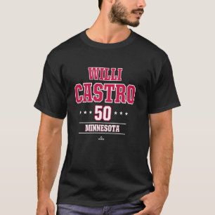 Baseball Star Willi Castro Minnesota MLBPA T-Shirt