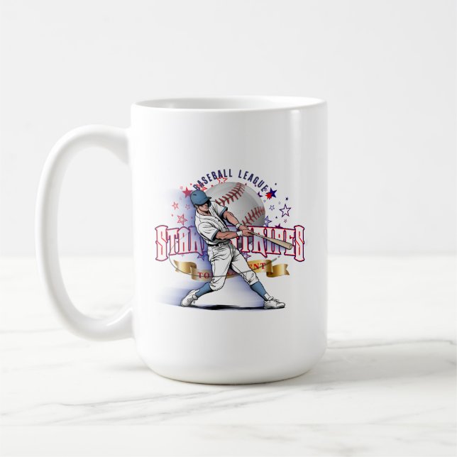 Baseball Stars & Stripes | #15 Classic Mug (Left)