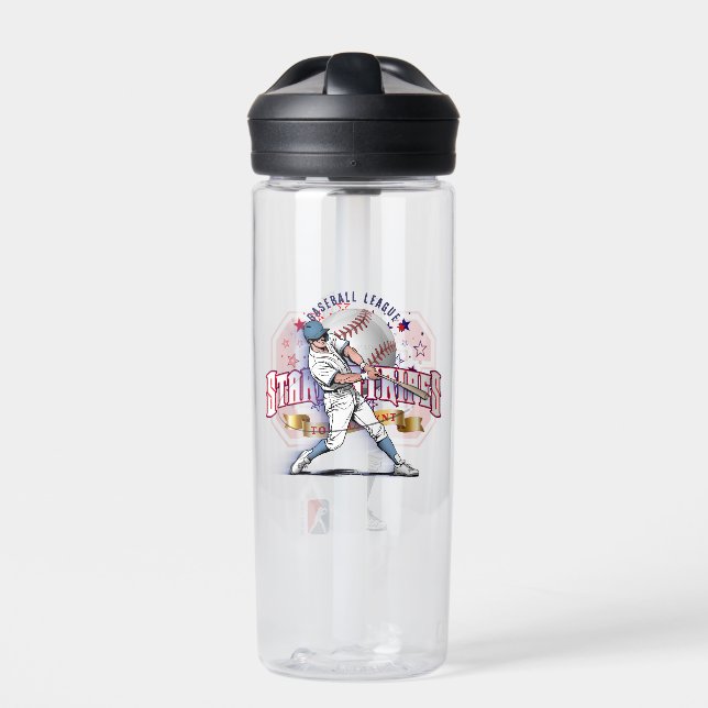Baseball Stars & Stripes | 20oz Water Bottle (Front)
