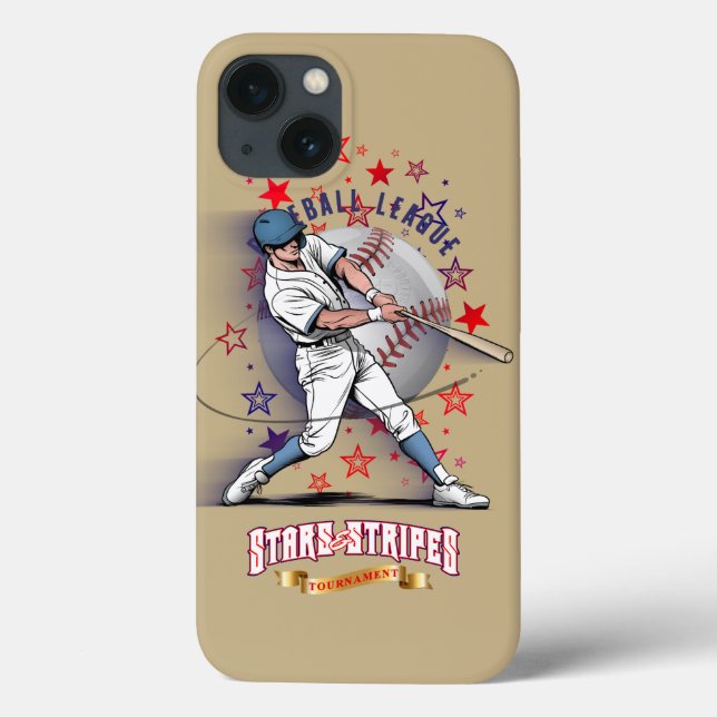 Baseball Stars & Stripes | Case-Mate iPhone Case (Back)