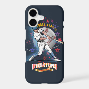 Baseball Stars & Stripes (Dark mode)