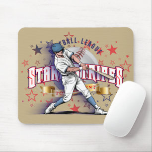Baseball Stars & Stripes Mouse Mat