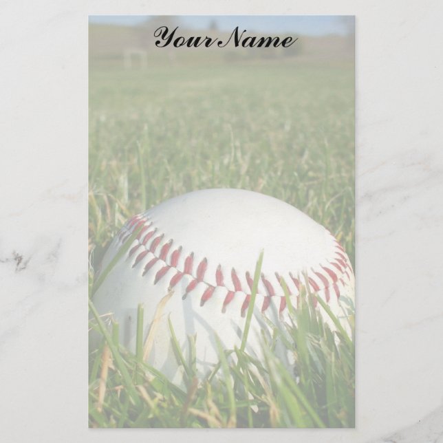 Baseball stationary stationery (Front)
