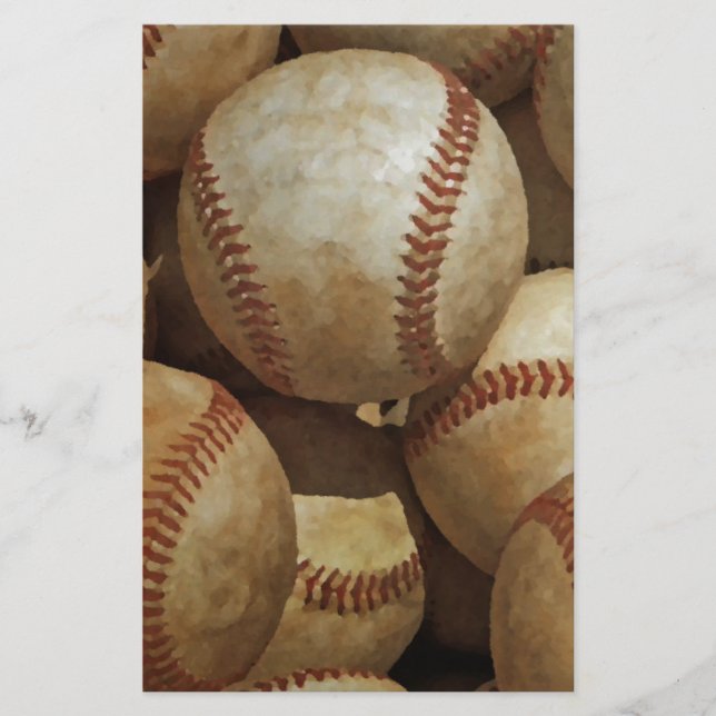 Baseball Stationery (Front)