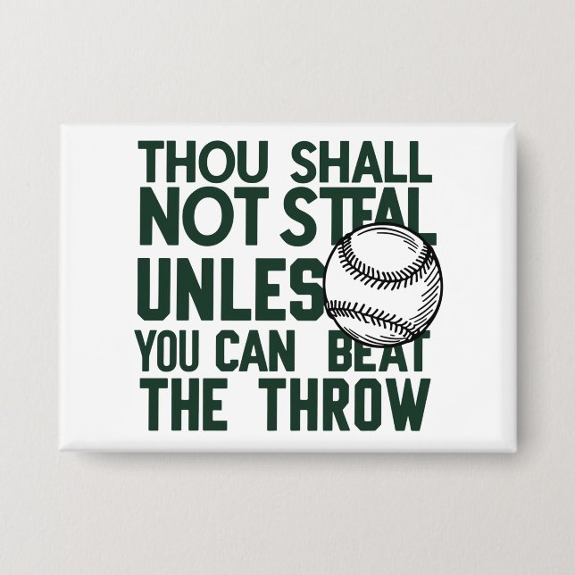 Baseball Stealing Humour Shirt (Front)