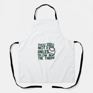 Baseball Stealing Humour Shirt Apron