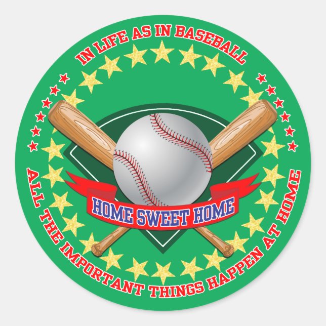 Baseball Sticker (Front)