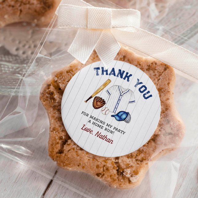 Baseball Sticker Labels Birthday Party (Creator Uploaded)