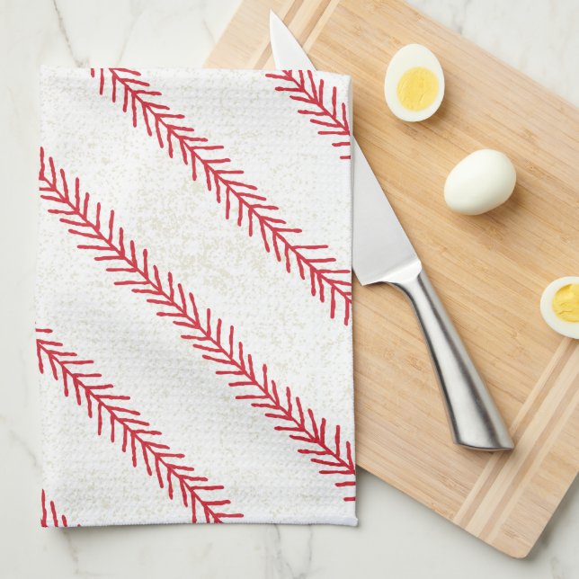 Baseball Stitch Kitchen Towel (Quarter Fold)
