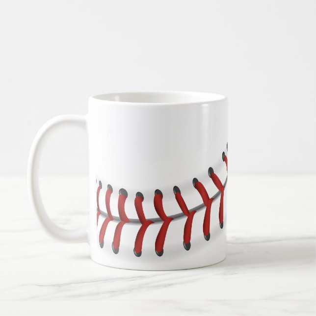 Baseball Stitch Mug (Left)