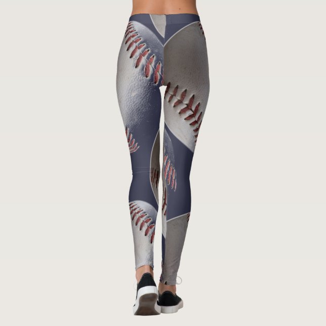 Baseball Stitches Leggings (Back)
