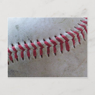 Baseball Stitches Postcard