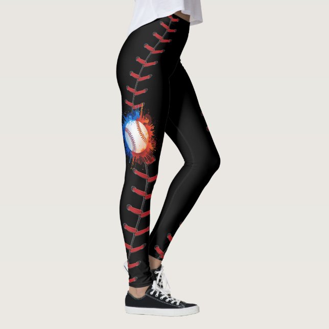 Baseball Stitches Season Leggings (Right)