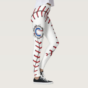 Baseball Stitches Season Leggings